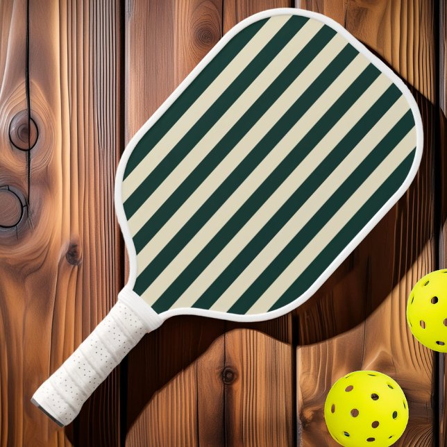 Raquette De Pickleball Sage Vert Polo Du Milieu Du Siècle (Créateur téléchargé)