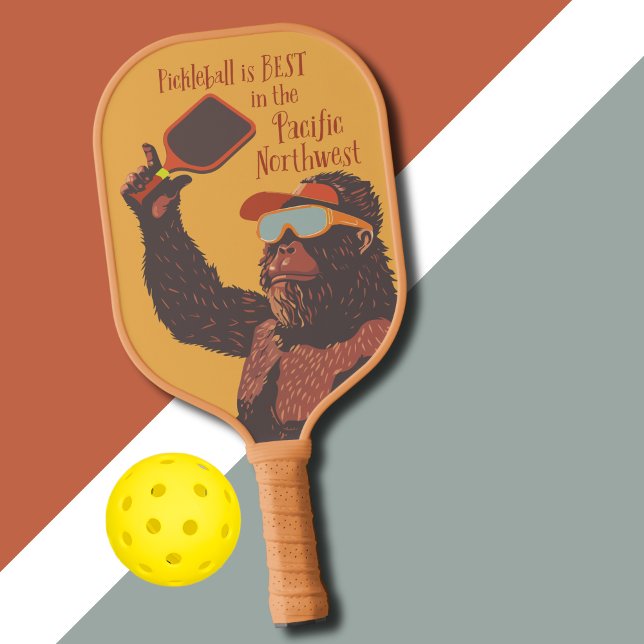 Raquette De Pickleball Sasquatch Pacifique Nord-Ouest (Créateur téléchargé)