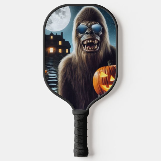 Raquette De Pickleball Sasquatch sur Halloween (Recto)