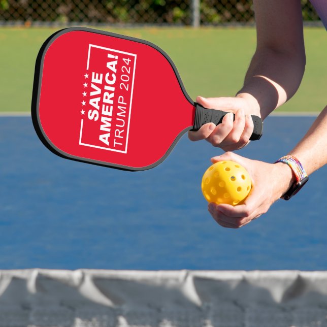 Raquette De Pickleball Sauvez l'Amérique Trump 2024 (Insitu)