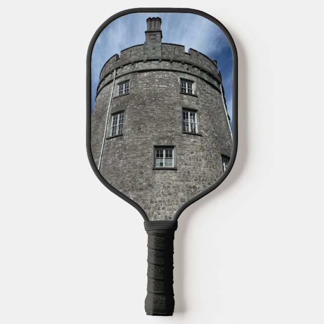 Raquette De Pickleball Scènes d'Irlande, château, bâtiment en pierre (Verso)