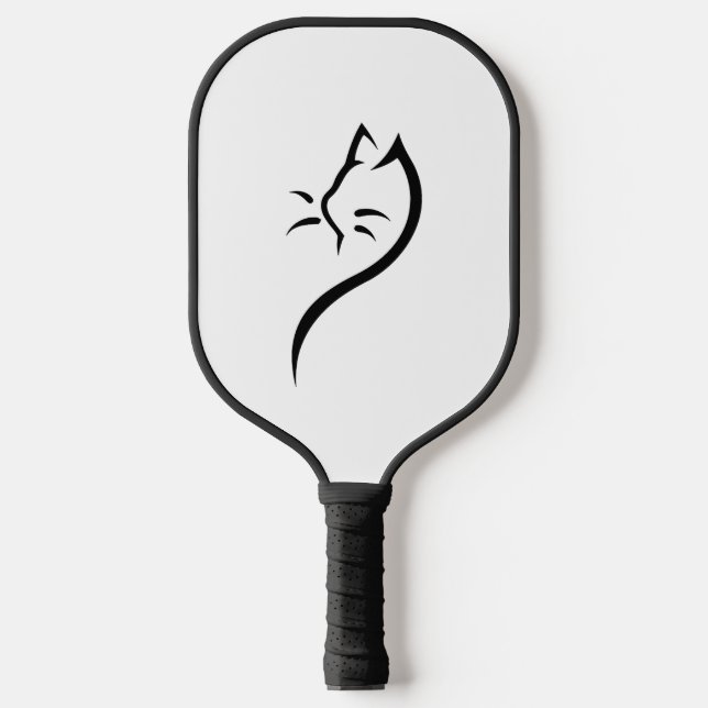 Raquette De Pickleball Schéma de la silhouette du chat (Recto)