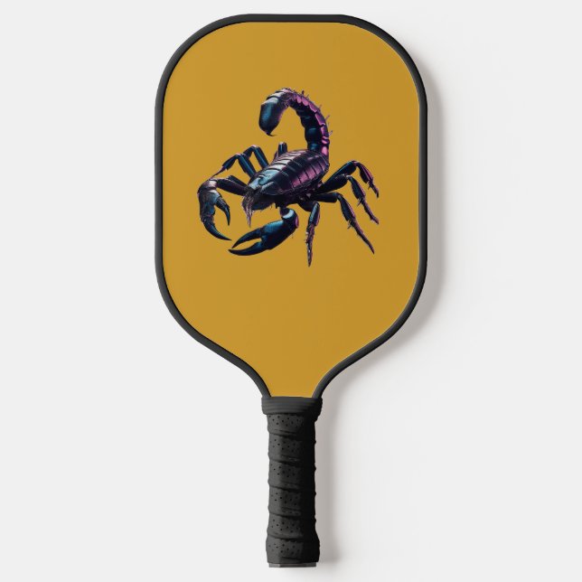 Raquette De Pickleball Scorpion noir venimeux (Recto)