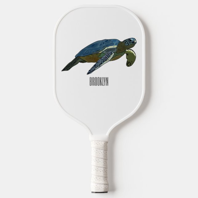 Raquette De Pickleball Sea turtle cartoon (Recto)