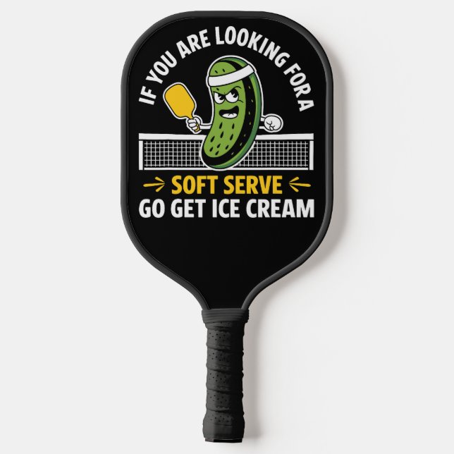 Raquette De Pickleball Servir du Sass, pas du doux : le pickleball vient  (Verso)