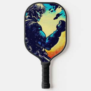 Raquette De Pickleball SF Anime Héros - Gravure sur bois (2)