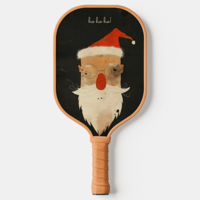 Raquette De Pickleball Shabby Père Noël (Recto)