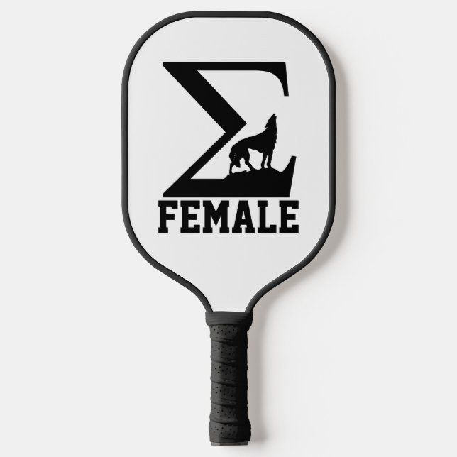 Raquette De Pickleball Sigma Femme loup solitaire (Recto)