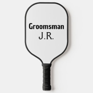 Raquette De Pickleball SIMPLE MINIMAL ajoutez votre nom personnalisé garç