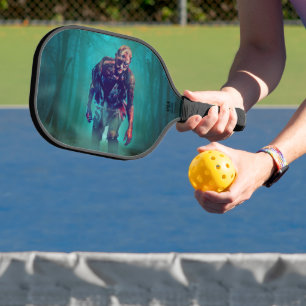 Raquette De Pickleball SlipperyJoe figure de zombie terrifiante isolée om