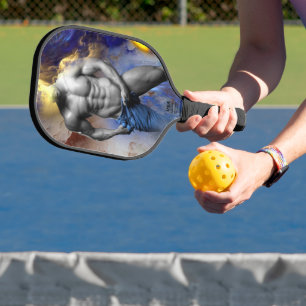 Raquette De Pickleball SlipperyJoe's musculaire physique chemise vapeur