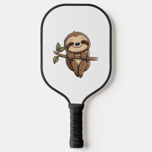 Raquette De Pickleball Sloth Cute Sloth Cute Cartoon (Recto)