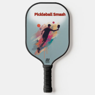 Raquette de Pickleball Smash Silhouette Artistique