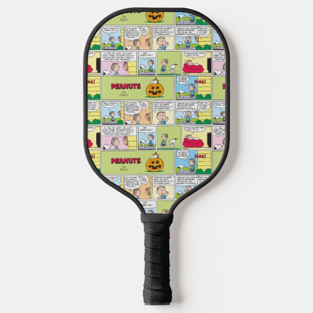 Raquette De Pickleball Snoopy & Linus | Les grandes nouvelles Citrouilles (Recto)