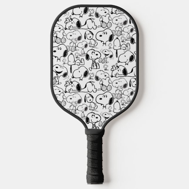 Raquette De Pickleball Snoopy Smile Giggle Lauder Motif (Recto)