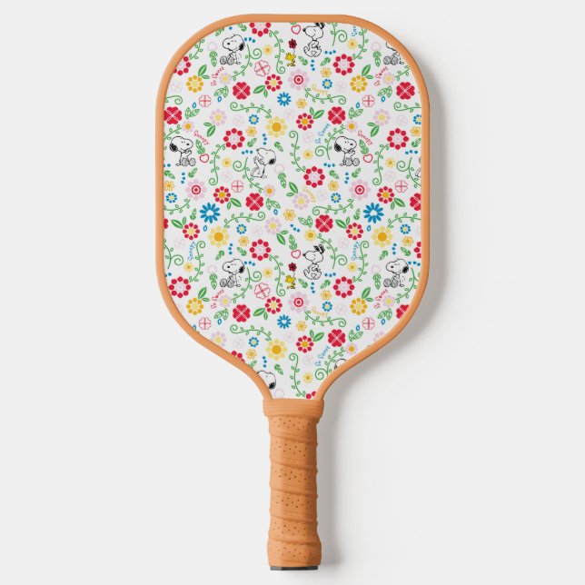 Raquette De Pickleball Snoopy So Sweet Flower Motif (Recto)