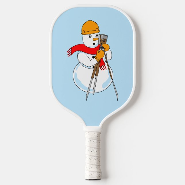 Raquette De Pickleball Snowman Surveyor (Recto)