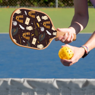 Raquette De Pickleball Sorcières, sorciers et Motif magique