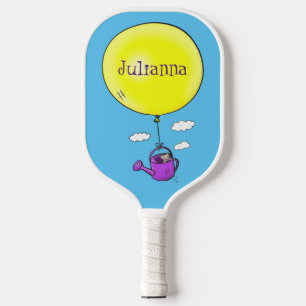 Raquette De Pickleball Souris mignonne dans la canette d'arrosage avec de