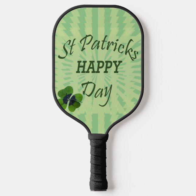Raquette De Pickleball St. Patrick's Day Pickleball Paddle (Recto)