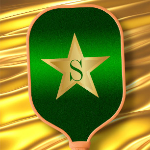 Raquette De Pickleball Star Pickball Star Player Green Custom Monogramme