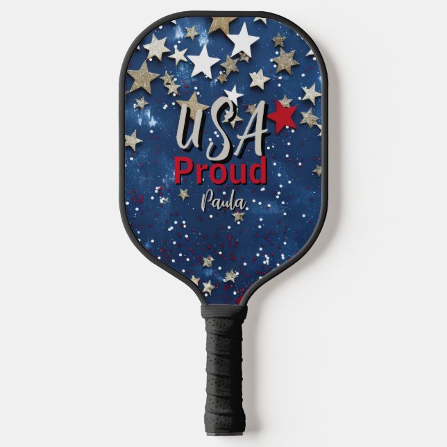 Raquette De Pickleball Star Spanged USA Fière (Recto)