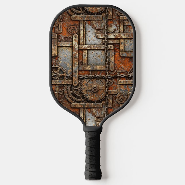 Raquette de Pickleball Steampunk (Recto)