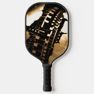 Raquette De Pickleball Steampunk Sculpture