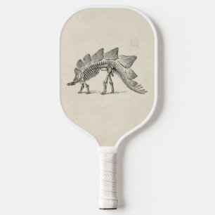 Raquette De Pickleball Stegosaurus Dinosaure Squelette Fossile