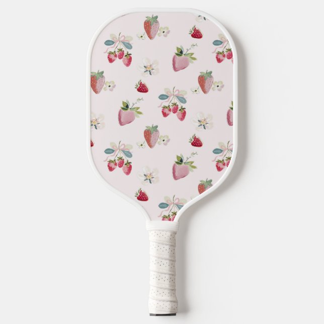 Raquette De Pickleball strawberry  (Recto)