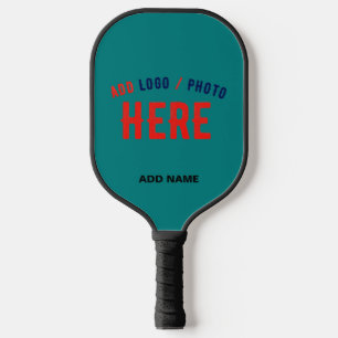 RAQUETTE DE PICKLEBALL STYLÉ MODERNE PERSONNALISÉ VERT SARCELLE MARQUE VE