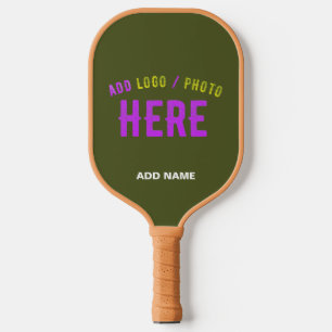 RAQUETTE DE PICKLEBALL STYLISH MODERNE ARMÉE VERT VÉRIFIÉ MARQUE