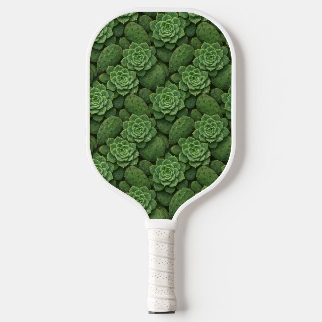 Raquette De Pickleball Succulent & Cactus Motif botanique Pickleball Pa (Recto)