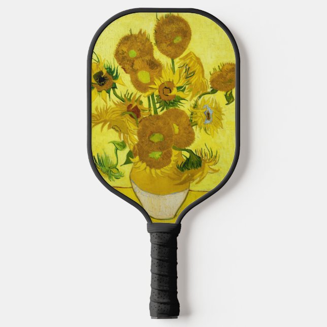 Raquette De Pickleball Sunflowers Vincent van Gogh (Recto)