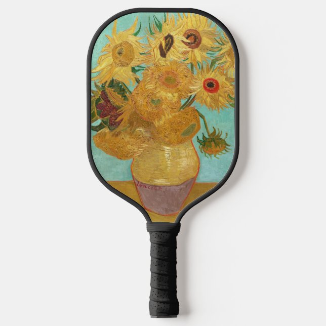 Raquette De Pickleball Sunflowers Vincent van Gogh (Recto)