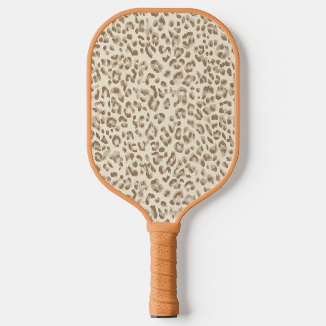 Raquette De Pickleball Super Chic Paddle de Pickleball à Imprimé Guépard  (Recto)