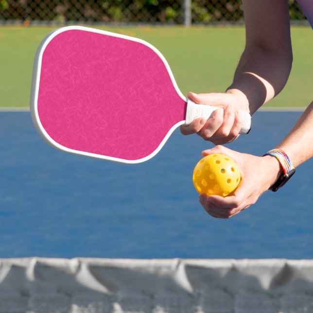 Raquette De Pickleball Surface rose texturée avec un motif subtil en spir (Insitu)