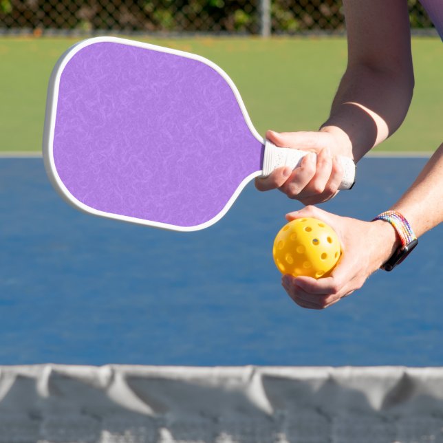 Raquette De Pickleball Surface violette texturée avec motif tourbillonnan (Insitu)