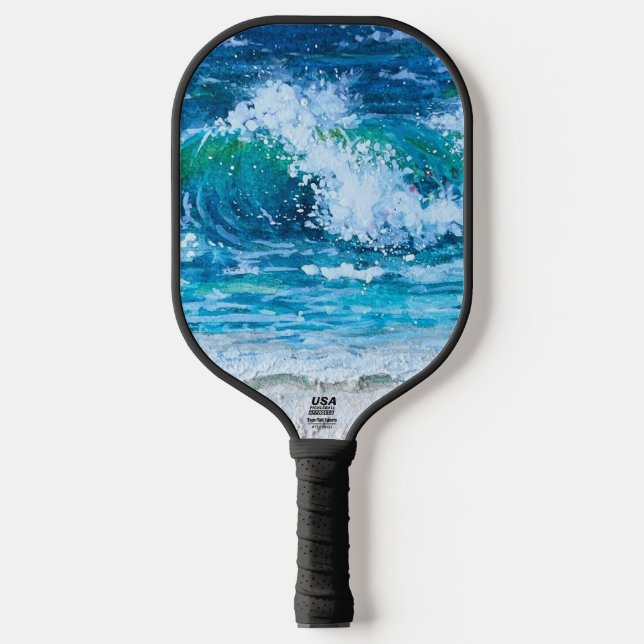 Raquette De Pickleball "Surfs Up" Pagaie Personnalisée De Pickleball (Recto)
