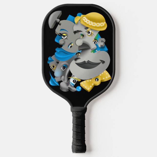 Raquette De Pickleball Surreal Puzzle fait face à Pickleball Paddle (Recto)