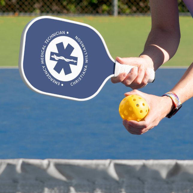 Raquette De Pickleball Symbole EMT personnalisé Technicien Médicale d'urg (Insitu)
