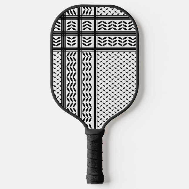 Raquette De Pickleball Symbole Keffiyeh de la Palestine Motif de résistan (Recto)