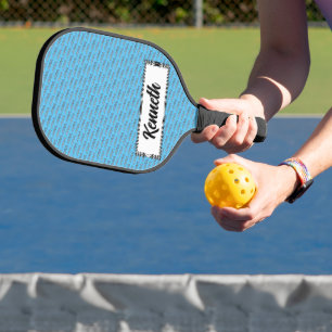 Raquette De Pickleball Symbole Zodiaque Aquarius Élément par Kenneth Yonc