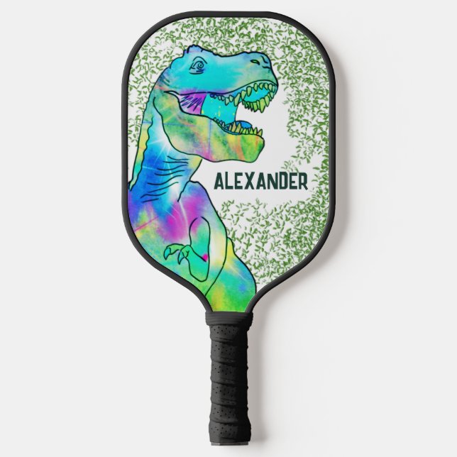 Raquette De Pickleball T Rex de dinosaure personnalisé (Recto)
