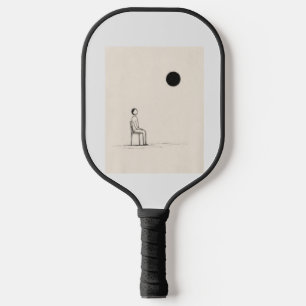 Raquette De Pickleball T-Shirt Philosophie Art Existentialiste Minimali