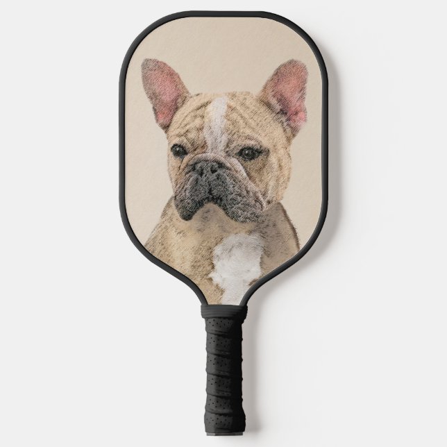 Raquette De Pickleball Tableau Français Bulldog (Sable) - Joli Original D (Recto)