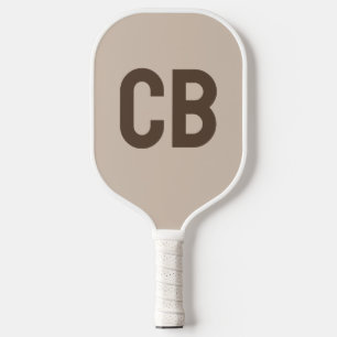 Raquette De Pickleball Taupe souple couleur tendance / Pagaie Brown Pickl