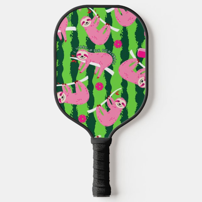Raquette De Pickleball Taureau rose 🦥 (Recto)