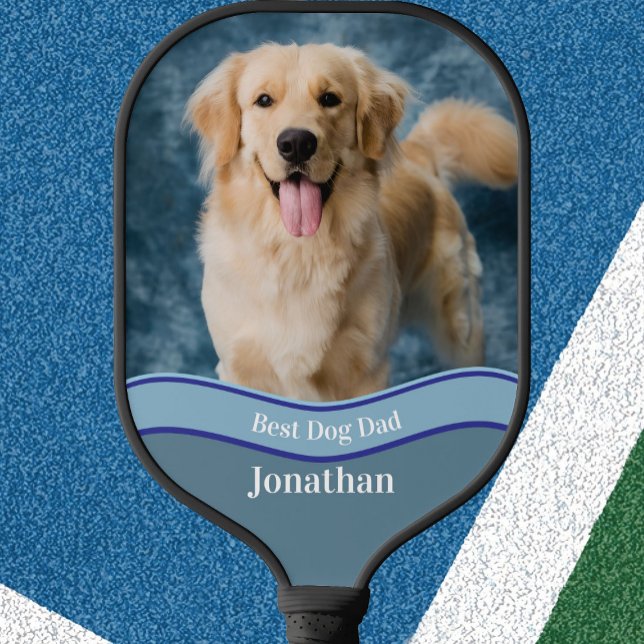 Raquette De Pickleball Téléchargez votre propre photo de chien personnali (Créateur téléchargé)