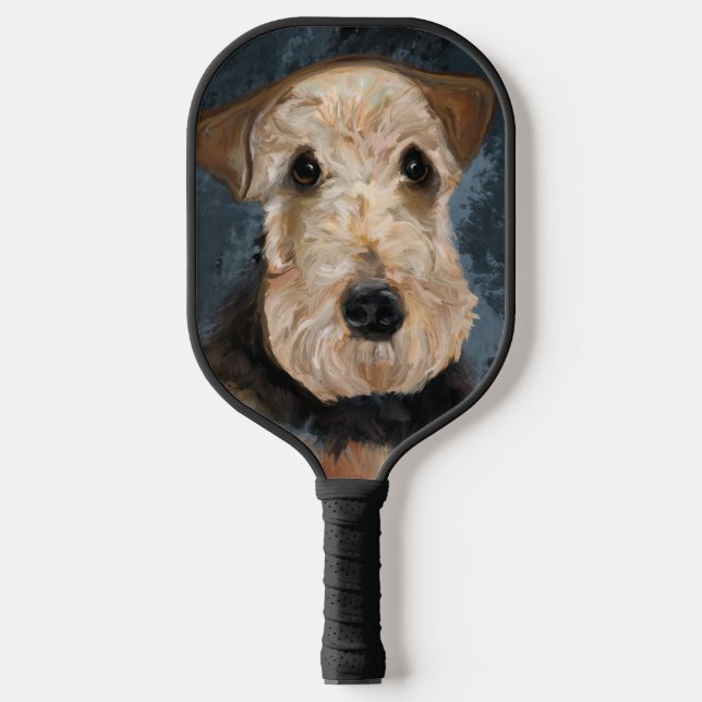 RAQUETTE DE PICKLEBALL TERRIER AIREDALE        (Recto)